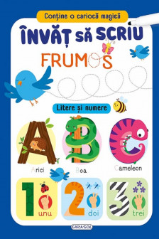 Litere si numere - invat sa scriu frumos