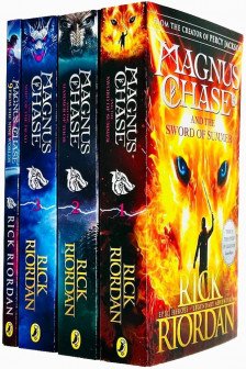 Magnus Chase and the Gods of Asgard 4 Books Collection Set By Rick Riordan