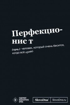 Мотивационный блокнот SlovoDna. Перфекционист