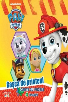 PAW Patrol. PATRULA CATELUSILOR. GASCA DE PRIETENI. Carte cu rebus