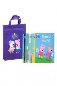 Peppa Pig 10 Books Collection Set (PURPLE BAG)