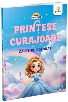 Printese curajoase. Carte de colorat