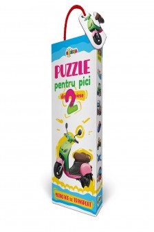 Puzzle pentru pici din 2 piese. Mijloace de transport