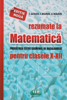 Rezumat la Matematica cl X-XII