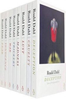 Roald Dahl 8 Books Collection Set Deception Madness Cruelty Lust Innocence Fear War