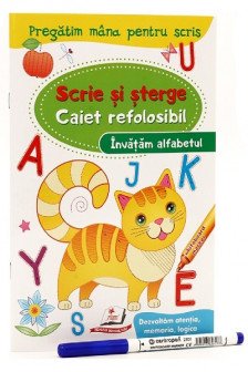 Scrie si sterge Invatam alfabetul