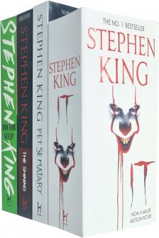 Stephen King Collection 4 Books Set (Pet Sematary The Shining It Doctor Sleep)