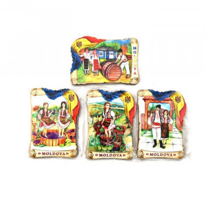 Magnet-suvenir Moldova (plastic)