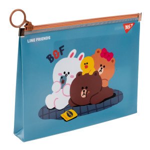 Mapa cu fermuar YES B6 Line Friends. Cony 492095