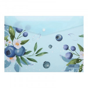 Mapa Plic cu buton A4 Arabeski, Matte  Plastic, Sea Wave, 180&micro;m BM.3943-17