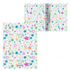 Mapa-зажим 49529 ErichKrause® Neon Starss, A4 (4 pcs in a bag)