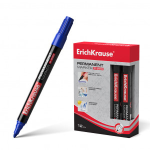 Markator 4778  permanent ErichKrause P-200 blue (box 12 pcs.)
