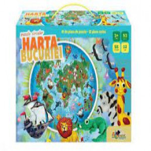 NOR5427 Puzzle Circular - Harta Bucuriei