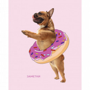 Notebook A6 64f КЗБ6644090 Веселая собачка patr