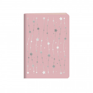 Notebook A6 64f PEARL. Сахарная вата КЗПКФ6804294 linie piele artif