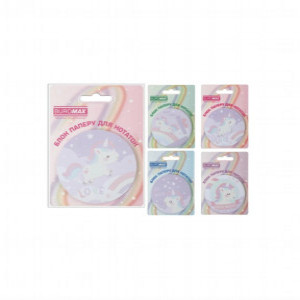 Notite autocolante Magic Unicorn, Diam. 70 Mm, 30 Sheets BM.2381-73