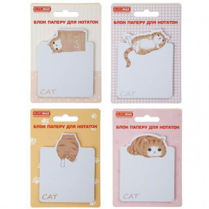 Notite autoadezive Lazy Cat, Diam. 70 Mm, 30 Sheets BM.2381-77 (24)