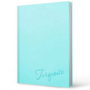 Agenda A5 128 foi Turquoise ЕЖБ25512811 nedatata