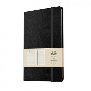 Agenda A5 176 foi datata Joy Book. Черный агат ЕКДБ52517601