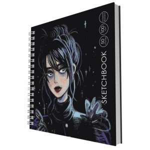 Album desen 50f SKETCHBOOK 165x165 ТС505448 Обаятельная и мрачная spirala