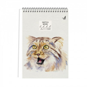 Album desen A5+ 80f ТС5804835 SKETCHBOOK. Дикий кот