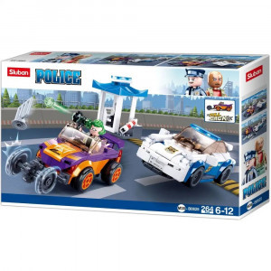 B0825 Set de constructie &rdquo;Inspectie pe autostrada&rdquo; cu inertie, 264 elem.