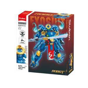 B1312 Set de constructie Samuraiul Albastru, 230 elem.