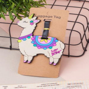 Eticheta pentru bagaj Lama-unicorn