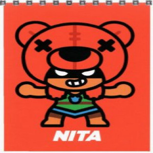 Brawl Stars. Carnet spirala А6, 40f. Leon,Amber,Emz, Nita,Frank