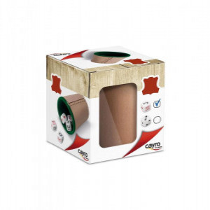Joc Poker cu zaruri cu pahar din piele naturala CYR6747
