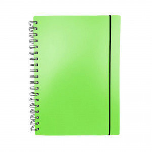 Caiet A4 80f Favorite Color. Neon Green ТПФК480208 patr, spirala, elastic