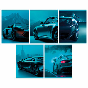 Caiet A5 48 foi patr Blue Route ТК489659