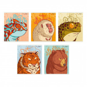 Caiet A5 48f Дикая природа ТК488662 patr