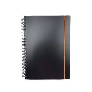 Caiet A5 80f Favorite Black. No 1 ТПФВ580189 patr, spirala, elastic
