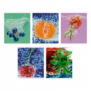 Caiet A5 80f Juicy fruits ТЛ807944 linie