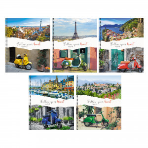 Caiet A5 80f Follow your heart ТСЛ807696 patr spirala