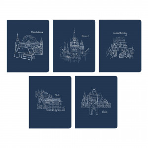 Caiet A5 96f TOTAL DENIM. Сastle ТК487936 patr