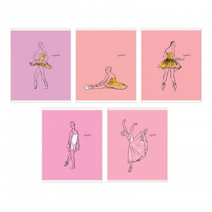 Caiet A5 96f Ballet ТЛ967750 linie