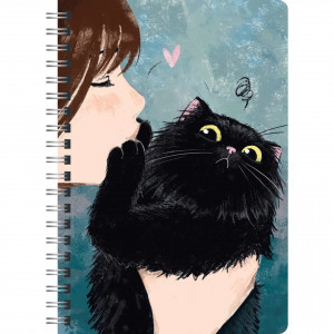 Caiet conspecte A4 100f Обнимашки ТСП41005318 patr. spirala