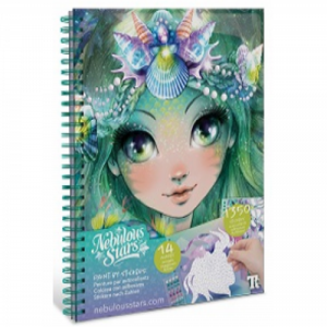 Carnet 11129 Nebulous Stars creativeBookPaint-by-Stickers