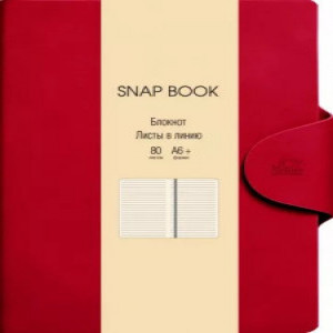 Carnet A6+ 80f linie Snap book. No 5 БСБЛ6803646 piele artif.