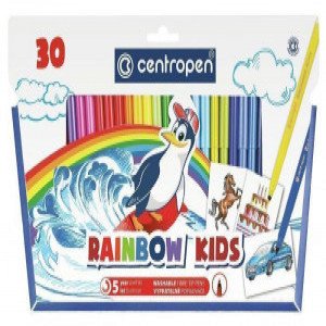 Carioci 30 cul. Centropen 7550 Rainbow Kids