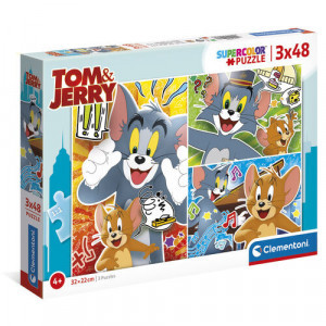 Clementoni 25265 Puzzles 3in1 Tom Jerry