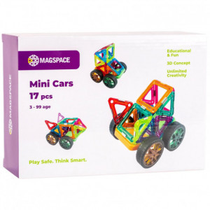 Constructor Magspace - Mini Cars 17 piese MGS16