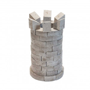 Constructor Turn rotund mici de tip lego din gips