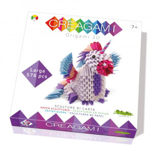 CREA7376 - Origami 3D, Creagami - Unicorn, 576 piese