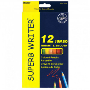 Creioane MARCO SuperbWriter JUMBO 12 cul cu ascutitoare_4400-12CB