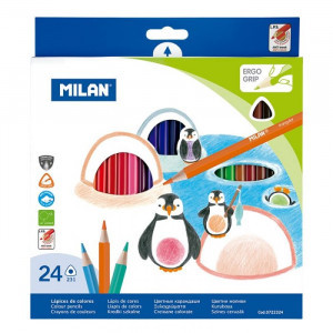 Creioane color Milan triunghiulare 24cul_728324_10273089