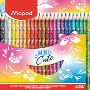 Creioane colorate MAPED Mini Cute 24 culori_862203
