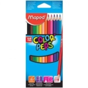Creioane colorate MAPED Star 12 culori_183212FC